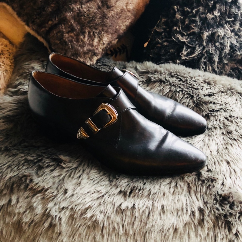 Frye Ellen Buckle Monk 8M